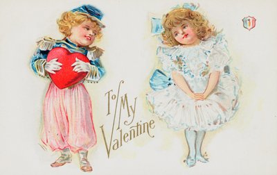 Biglietto di San Valentino britannico da English School