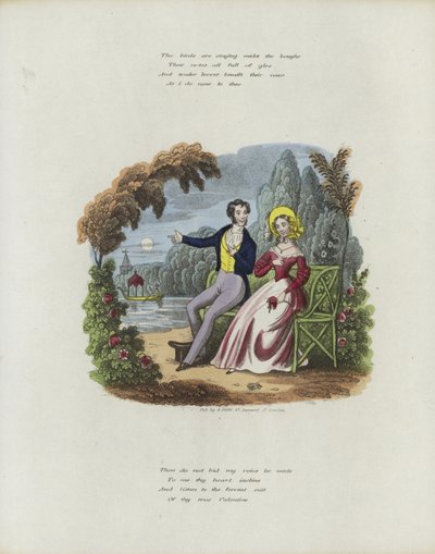 Biglietto di San Valentino britannico con un
