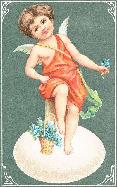 Cartolina di San Valentino britannica da English School