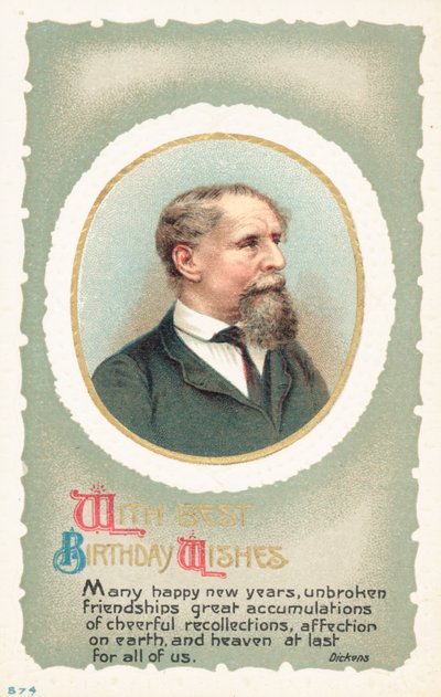 Cartolina di compleanno britannica da English School