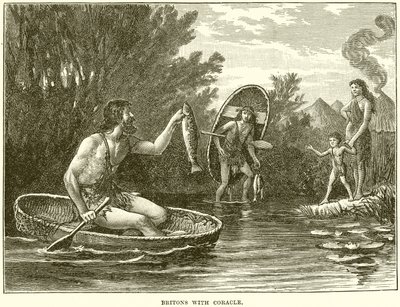 Britanni con coracle da English School