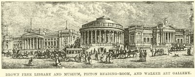 Brown Free Library e Museo, Piction Reading-Room, e Walker Art Gallery da English School