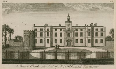 Castello di Bruce, Tottenham, Londra, la residenza del signor Alderman Townsend da English School