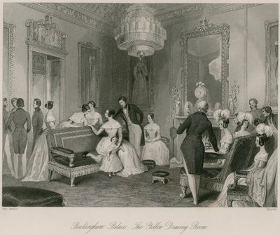 Buckingham Palace, la Sala Gialla da English School