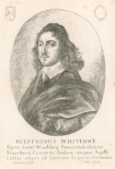Bulstrode Whitelock (1605-75), commissario del Gran Sigillo sotto Cromwell da English School