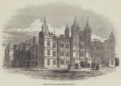 Burghley House, Facciata Nord da English School