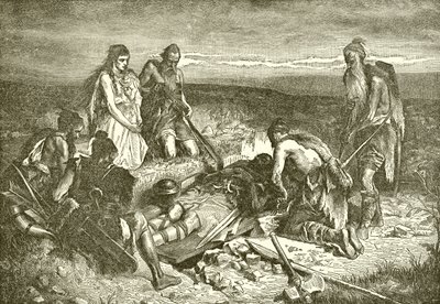 Sepoltura di un capo fenicio sulla costa americana da English School