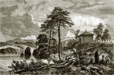 Tempio buriato sul lago Ikeugun, Mongolia da English School