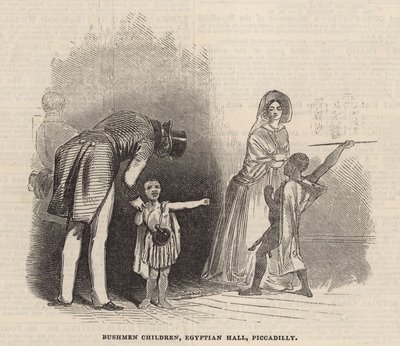 Bambini boscimani, Egyptian Hall da English School