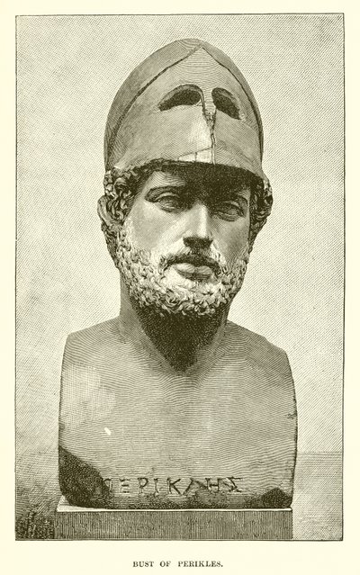 Busto di Pericle da English School