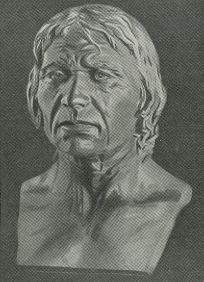 Busto di un uomo di Cro-Magnon da English School
