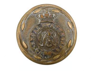 Bottone, Corpo di Stato Maggiore del Bengala, 1876-1891 da English School