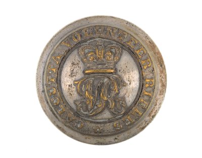 Bottone, Calcutta Volunteer Rifles, prima del 1901 da English School