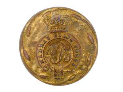 Bottone, Madras Staff Corps, 1861-1876 da English School
