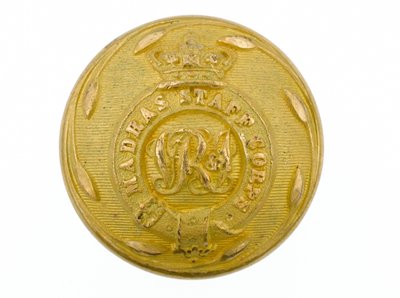 Bottone, Corpo di Stato Maggiore di Madras, 1861-1876 da English School