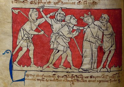 CCA-LitMs/D/10 fol. 5v Cattura, dal Bestiario da English School