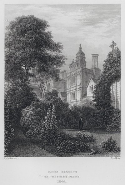 Caius College, dai Giardini dei Fellows da English School