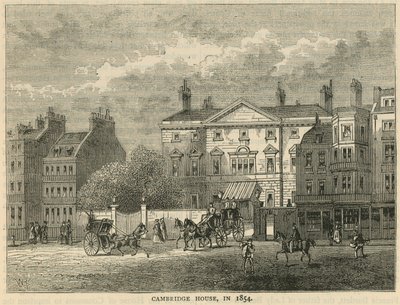 Cambridge House nel 1854 da English School