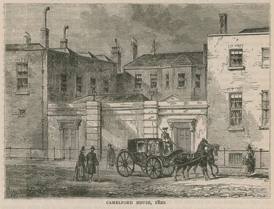 Camelford House, Londra, 1820 da English School