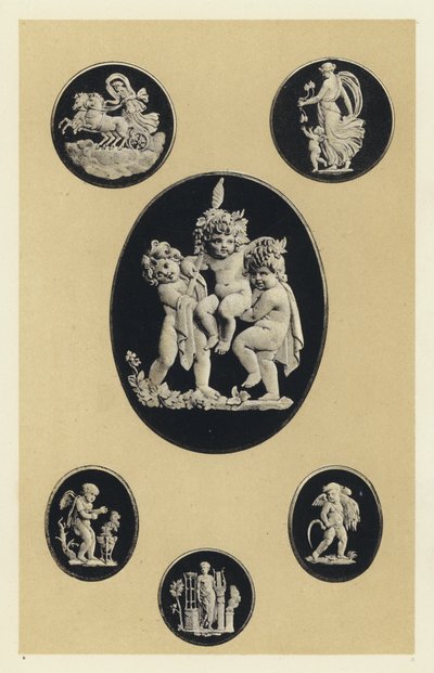 Cammei in vecchia ceramica Wedgwood da English School