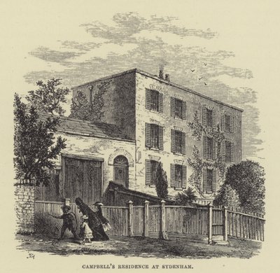 Residenza di Campbell a Sydenham da English School
