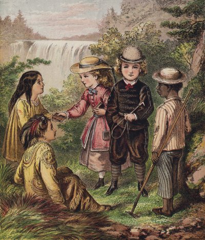 Bambini canadesi e americani da English School