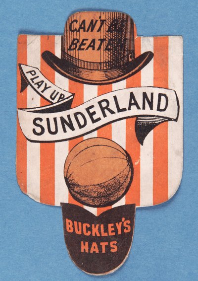 Non può essere battuto, gioca su Sunderland, carta Baines a forma di scudo da English School