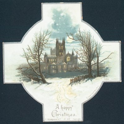 Cattedrale di Canterbury, Cartolina di Natale da English School