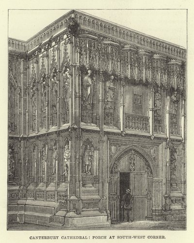 Cattedrale di Canterbury, portico all