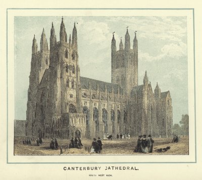 Cattedrale di Canterbury, vista sud-ovest da English School
