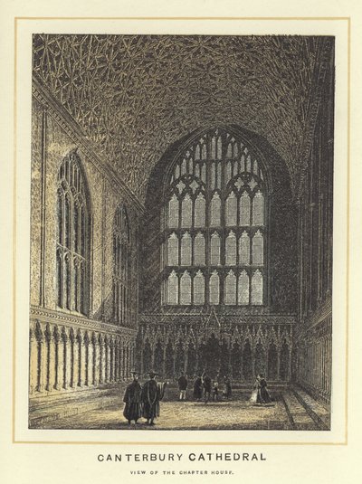 Cattedrale di Canterbury, vista della sala capitolare da English School