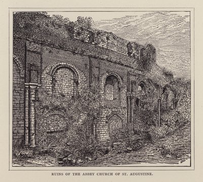 Canterbury: Rovine della Chiesa dell