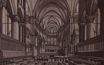 Canterbury: Il Coro, Cattedrale di Canterbury da English School
