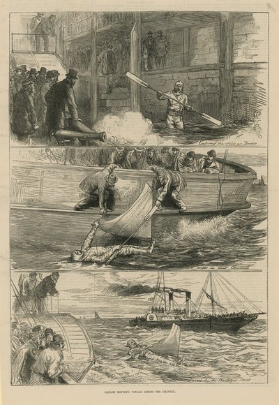 Il viaggio del Capitano Boyton attraverso il Canale da English School