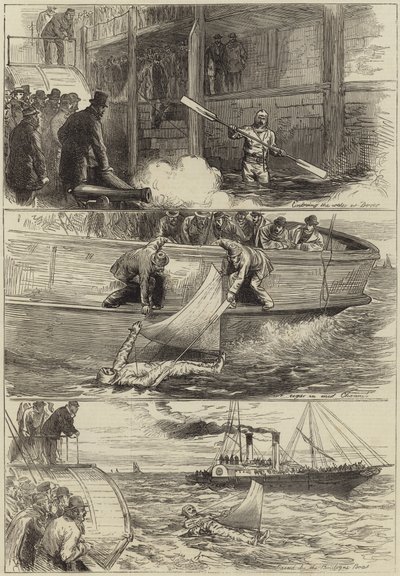 Il viaggio del Capitano Boyton attraverso il Canale da English School