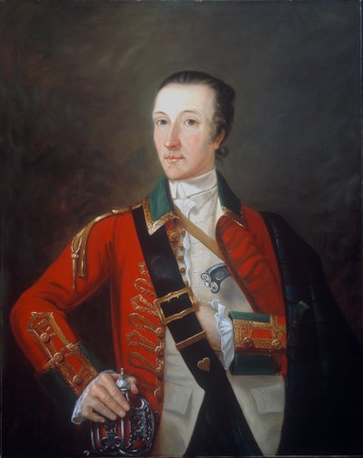 Capitano James Gorry, 87° Reggimento di Fanteria, o Volontari delle Highland, 1760 da English School
