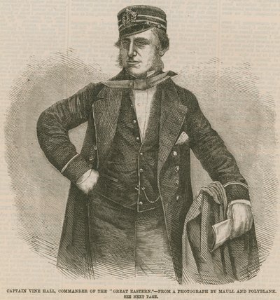 Capitano Vine Hall, comandante del Great Eastern da English School