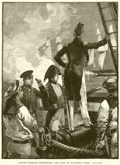 Il capitano Walpole intercetta le navi del duca di Saldanha da English School