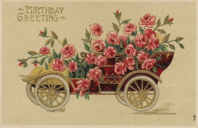 Carro festonato di fiori da English School