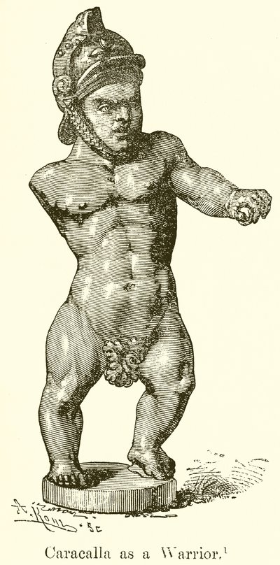 Caracalla come guerriero da English School