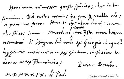 Cardinale Pietro Bembo da English School