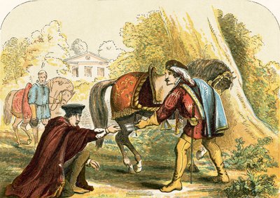 Il cardinale Wolsey e il messaggero del re da English School