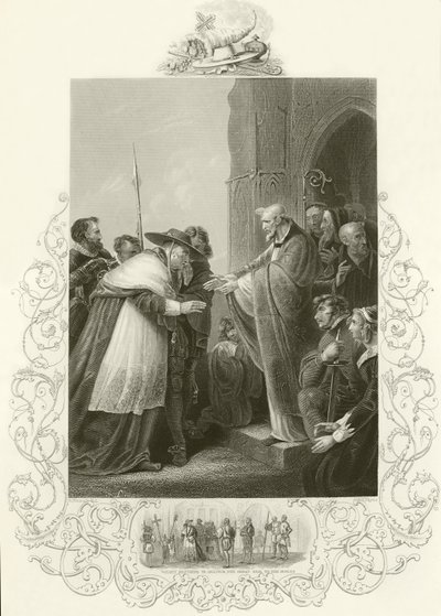Il cardinale Wolsey entra nell