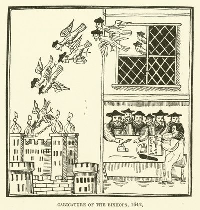 Caricatura dei vescovi, 1642 da English School