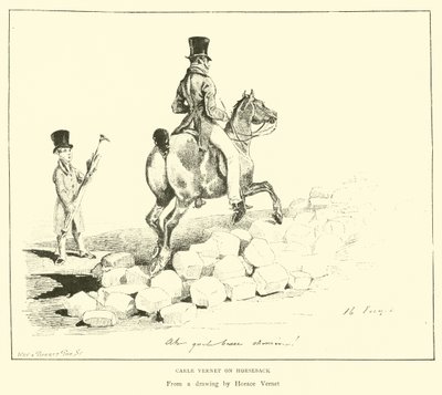Carle Vernet a cavallo da English School