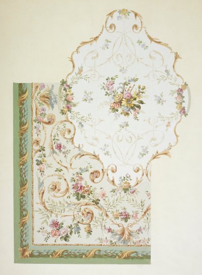 Disegno per tappeto da English School