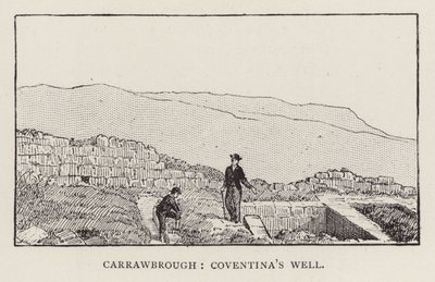 Carrawbrough, Pozzo di Coventina (incisione) da English School