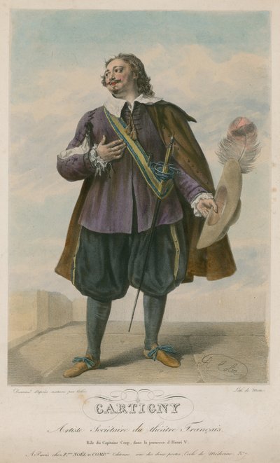 Cartigny, artista societario del teatro francese da English School