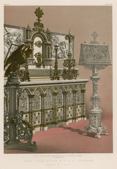 Altare in ghisa e leggio da English School