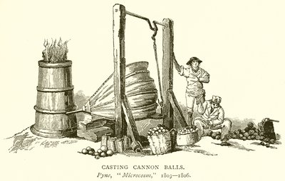 Fusione di palle di cannone da English School
